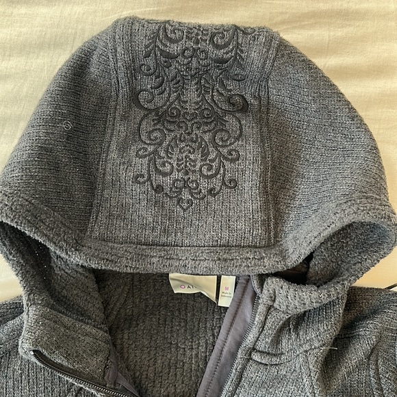 Womens Gray ahleta zip up jacket with hood - Picture 3 of 11